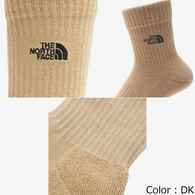 ザ・ノース・フェイスTHENORTHFACEアウトドアカジュアルソックス靴下ロゴ2PクルーLOGO2PCREWNN82310-DDメンズレディースユニセックス25SS春夏