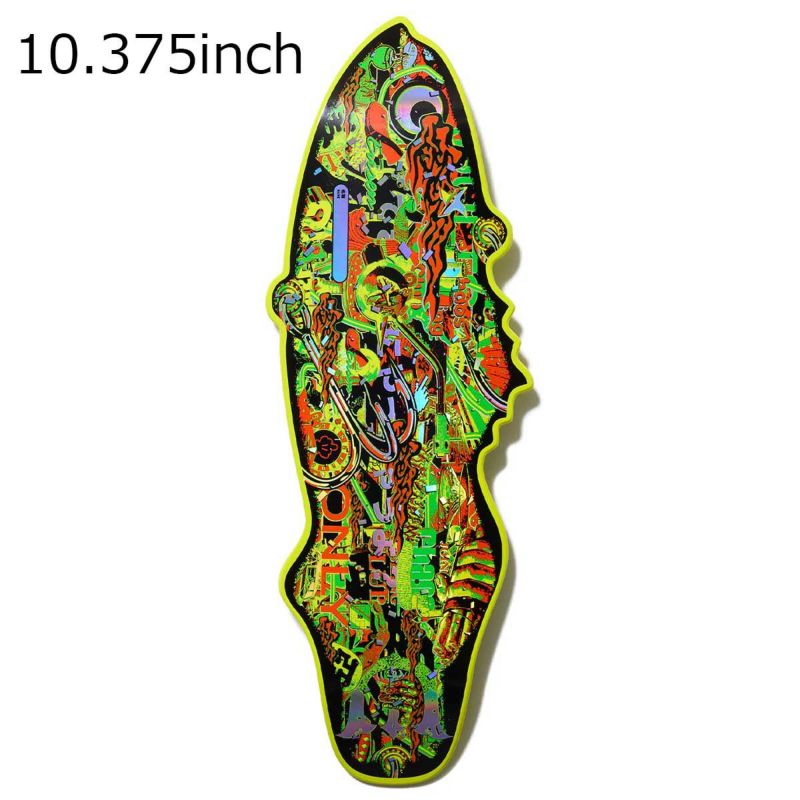 エビセンEVISENスケボースケートボードデッキ板エビセン×カオスフィッシングクラブメガベイトEvisen×ChaosFishingClubMEGABAIT10.375EVI27-12