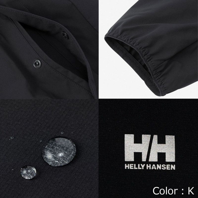 ヘリーハンセンHELLYHANSENアウトドアカジュアルウェアアウタージャケットルスターストレッチウィンドジャケットLUSTERSTRETCHWINDJACKETHH12508-Kメンズレディースユニセックス25SS春夏