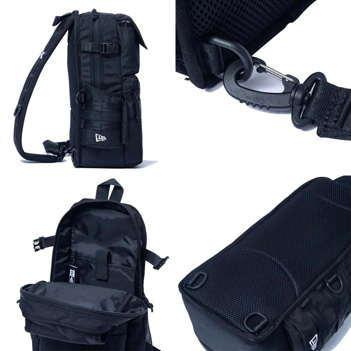 ニューエラNEWERAアウトドアカジュアル鞄バッグウエストポーチボディバッグスリングボディバッグ12L14521310メンズレディースユニセックス25SP春夏