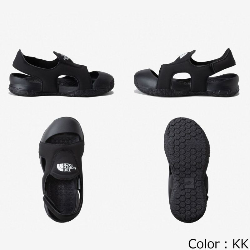 ザ・ノース・フェイスTHENORTHFACEアウトドアカジュアルスポーツサンダル靴キッズストレイタムシェルKSTRATUMSHELLNFJ52450-KKジュニアキッズ子ども男の子女の子25SS春夏