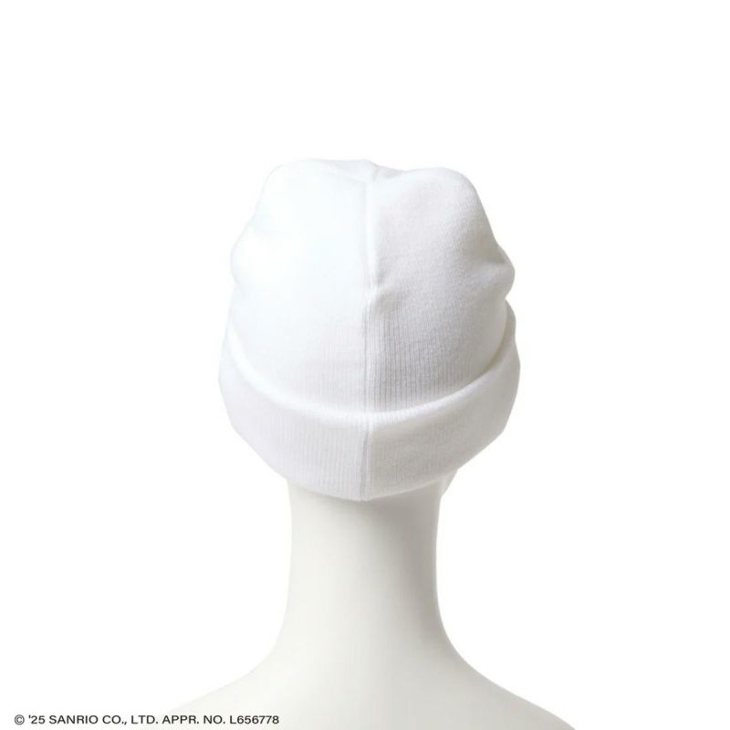 ニューエラNEWERAアウトドアカジュアル帽子ニット帽ビーニーKid'sベーシックカフニットHELLOKITTYハローキティホワイト14348588ジュニアキッズ子ども男の子女の子25SP春夏