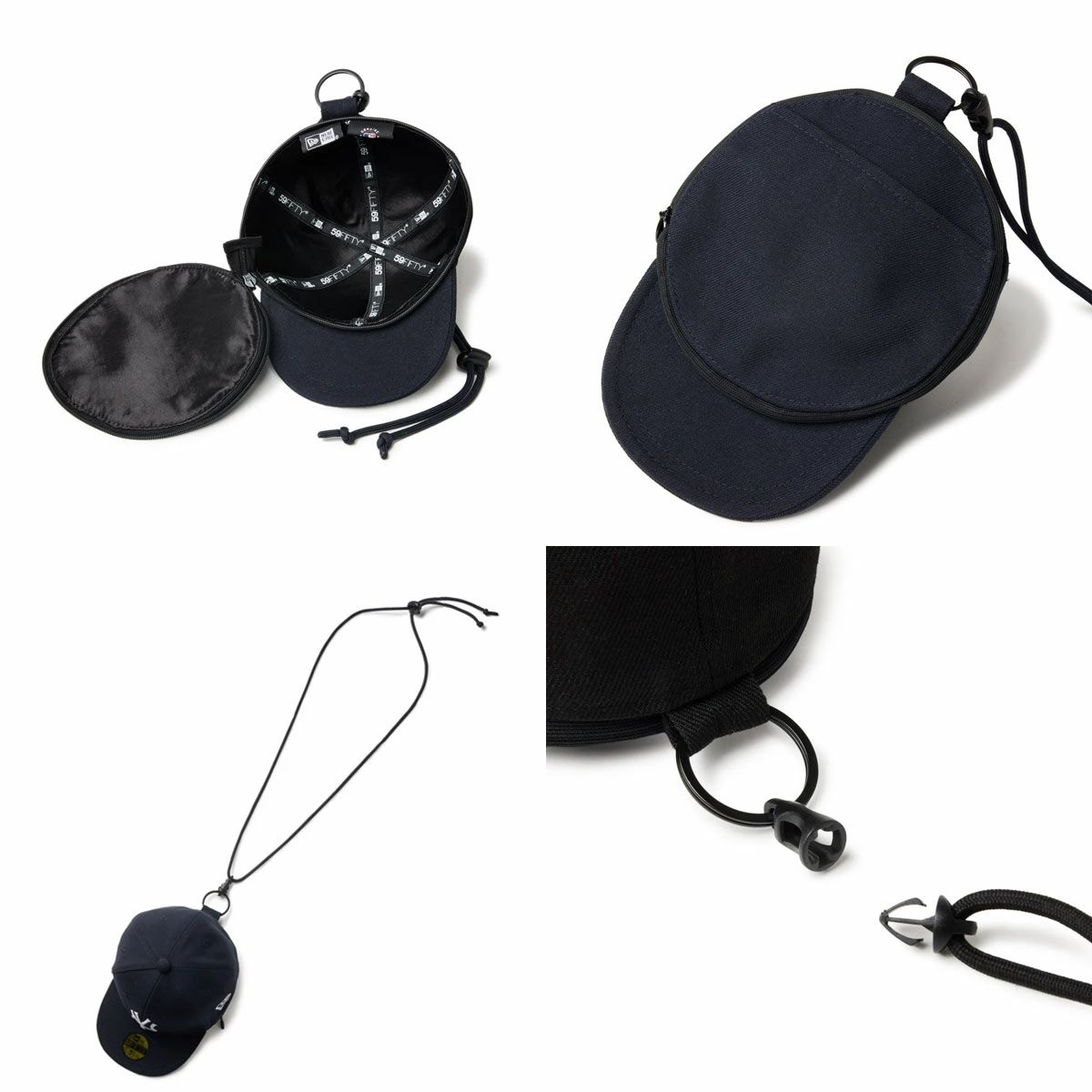 ニューエラNEWERAアウトドアカジュアル鞄バッグウエストポーチボディバッグキャップポーチMニューヨーク・ヤンキースネイビー14393725メンズレディースユニセックス25SP春夏