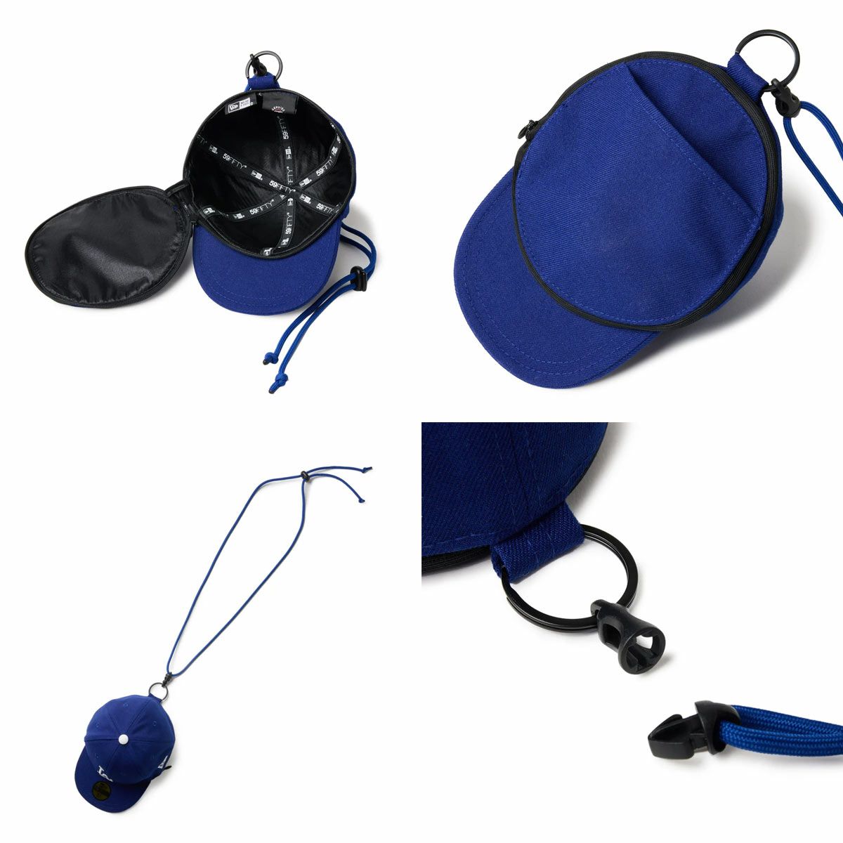 ニューエラNEWERAアウトドアカジュアル鞄バッグウエストポーチボディバッグキャップポーチMロサンゼルス・ドジャースダークロイヤル14393726メンズレディースユニセックス25SP春夏