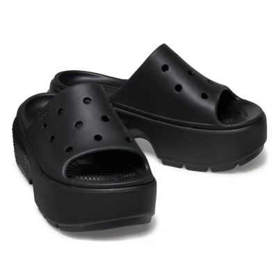 クロックス Crocs サンダル 靴 ストンプ スライド Stomp Slide 209346-001 レディース 女性 25SP 春夏