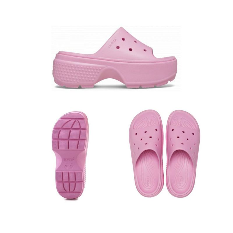 クロックスCrocsスポーツサンダル靴ストンプスライドStompSlide209346-6WYレディース女性25SP春夏