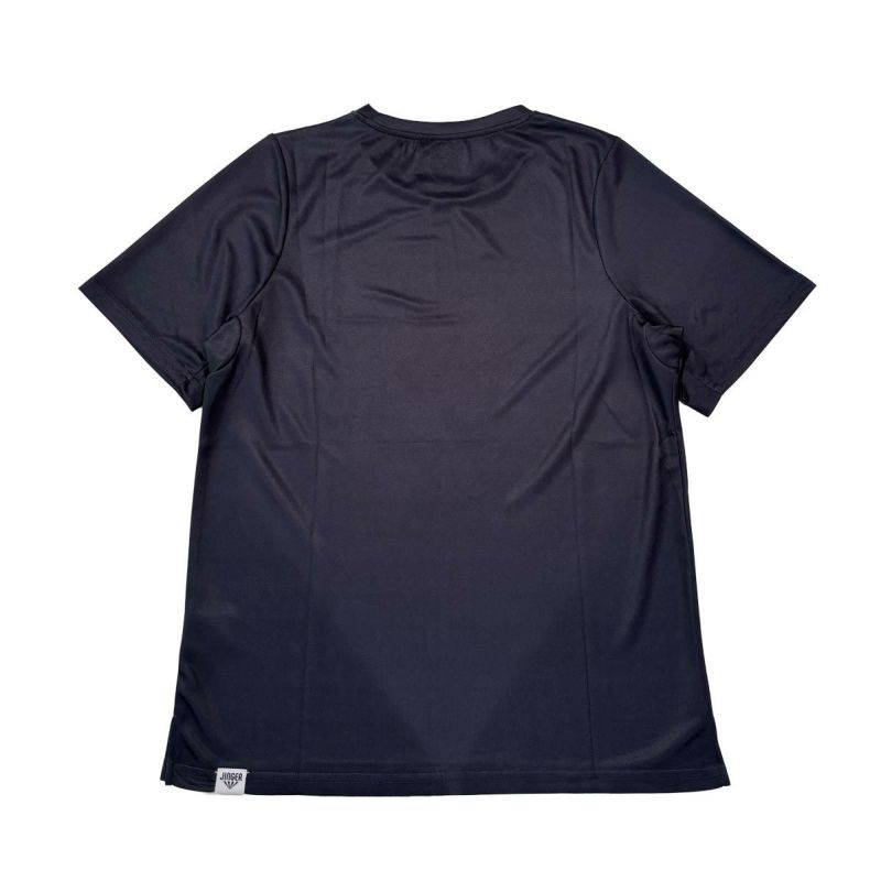 ジンガーJINGERランニングウェア半袖TシャツランニングTシャツJ-1040-BLKメンズレディースユニセックス25SP春夏