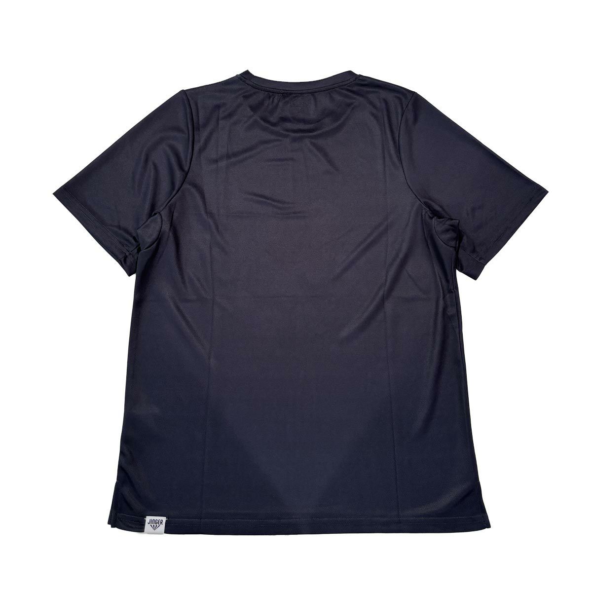 ジンガーJINGERランニングウェア半袖TシャツランニングTシャツJ-1040-BLKメンズレディースユニセックス25SP春夏