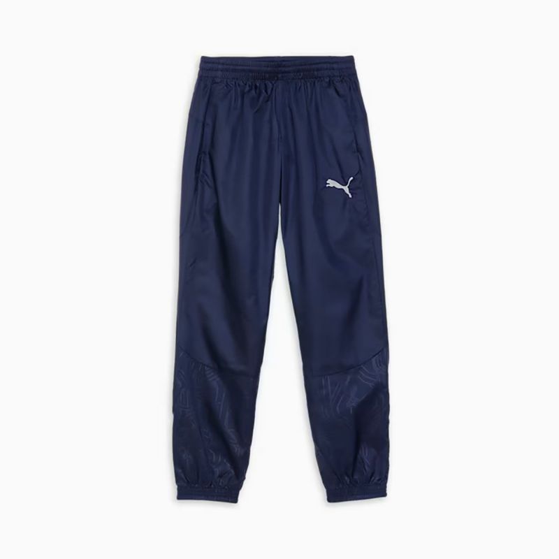 プーマPUMAジムフィットネスヨガウェアボトムスロングパンツ長ズボンチームファイナルピステパンツ659124-06メンズ男性25SP春夏