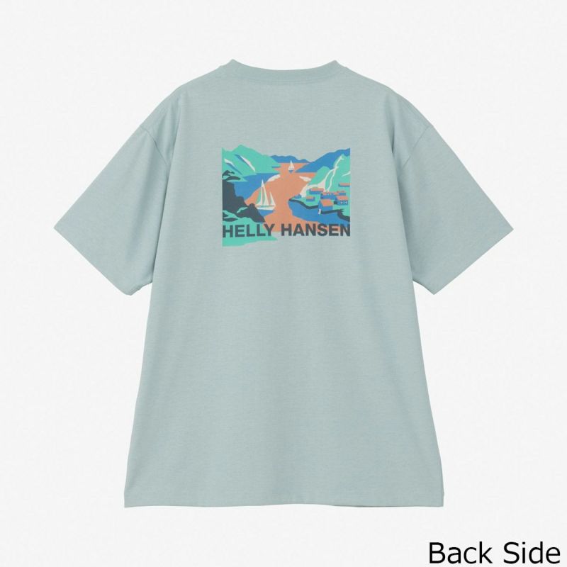 ヘリーハンセンHELLYHANSENアウトドアカジュアルウェア半袖TシャツショートスリーブランドエスケープティーS/SLANDSCAPETEEHH62507-MSメンズレディースユニセックス25SS春夏