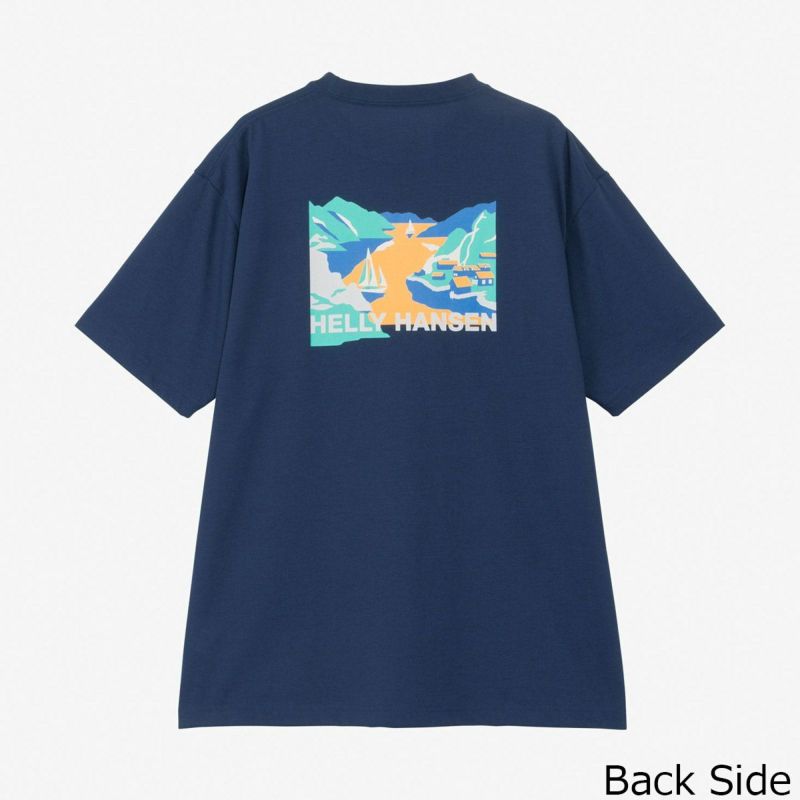 ヘリーハンセンHELLYHANSENアウトドアカジュアルウェア半袖TシャツショートスリーブランドエスケープティーS/SLANDSCAPETEEHH62507-ONメンズレディースユニセックス25SS春夏