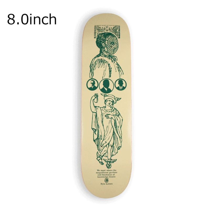 セオリーズTHEORIESスケボースケートボードデッキ板LOVETTPLEASURESEEKERDECK8.0220000029948