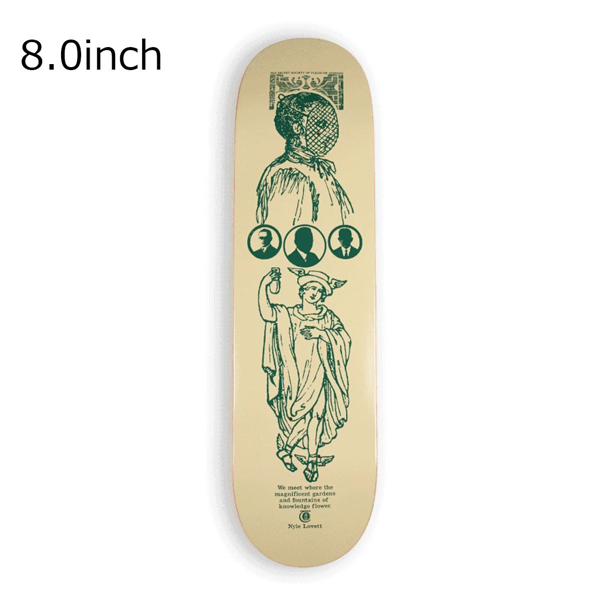 セオリーズTHEORIESスケボースケートボードデッキ板LOVETTPLEASURESEEKERDECK8.0220000029948