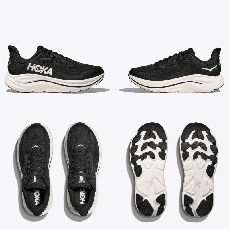 ホカHOKAランニングランシューシューズ靴クリフトン10ワイドCLIFTON10WIDE1162050-BWHTレディース女性25SP春夏