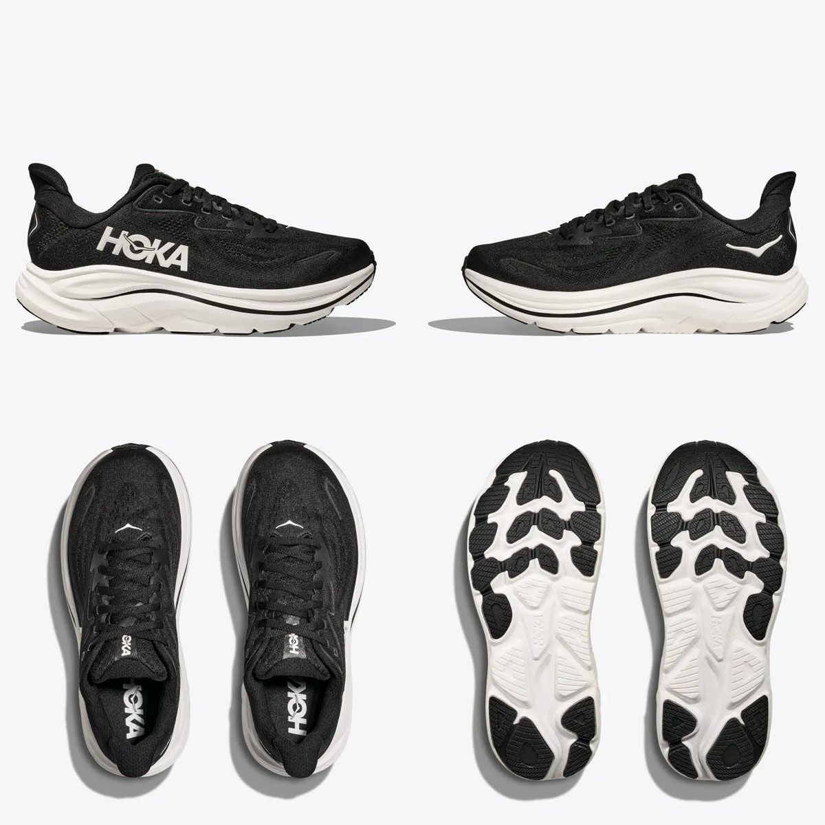 ホカHOKAランニングランシューシューズ靴クリフトン10ワイドCLIFTON10WIDE1162050-BWHTレディース女性25SP春夏