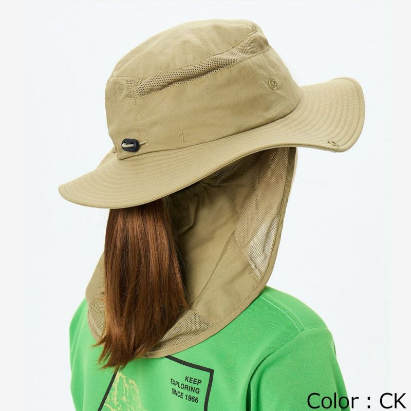 ザ・ノース・フェイスTHENORTHFACEアウトドアカジュアル帽子ハットキッズサンシールドハットKSUNSHIELDHATNNJ02521-URジュニアキッズ子ども男の子女の子25SS春夏