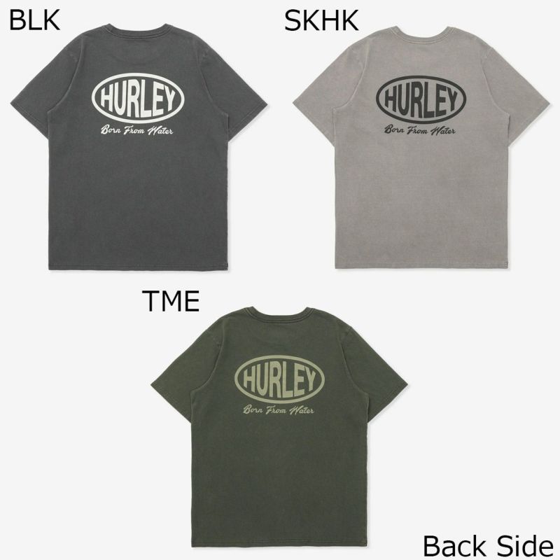 ハーレーHurleyサーフィンサーフウェア半袖TシャツピグメントダイドショートスリーブティーPIGMENTDYEDSHORTSHORTSLEEVETEEMCSS251052メンズ男性25SP春夏