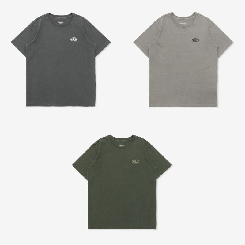 ハーレーHurleyサーフィンサーフウェア半袖TシャツピグメントダイドショートスリーブティーPIGMENTDYEDSHORTSHORTSLEEVETEEMCSS251052メンズ男性25SP春夏