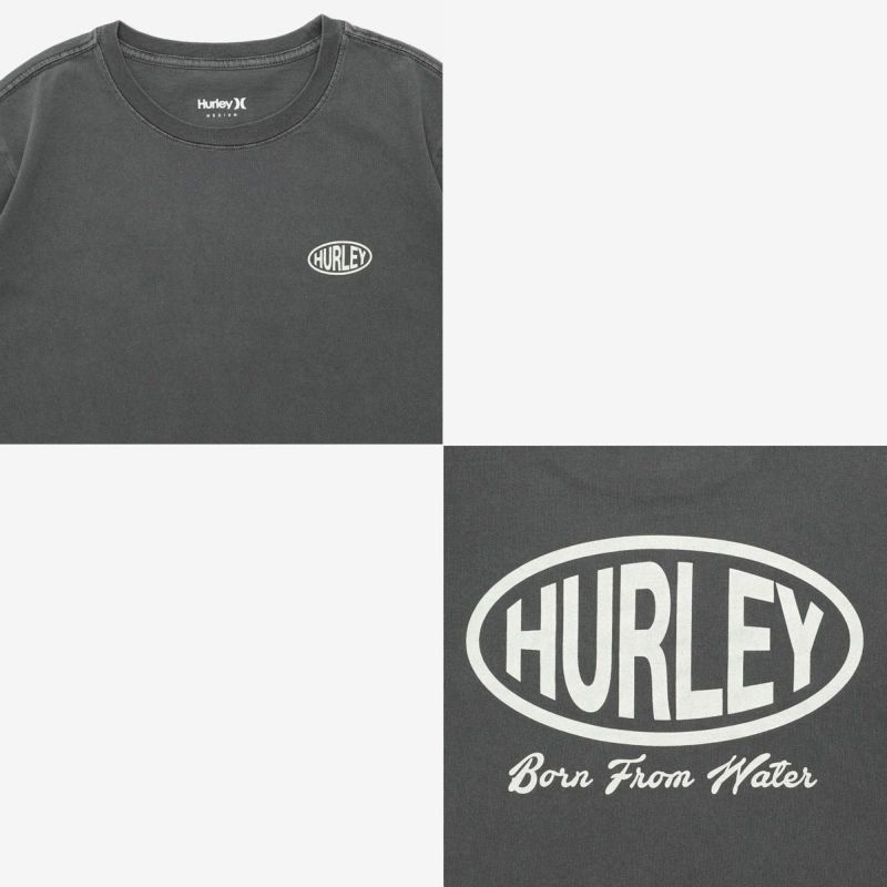 ハーレーHurleyサーフィンサーフウェア半袖TシャツピグメントダイドショートスリーブティーPIGMENTDYEDSHORTSHORTSLEEVETEEMCSS251052メンズ男性25SP春夏