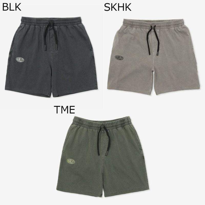 ハーレーHurleyサーフィンサーフウェアボトムスショートハーフパンツ短パンピグメントダイドショーツPIGMENTDYEDSHORTSMCWS251053メンズ男性25SP春夏