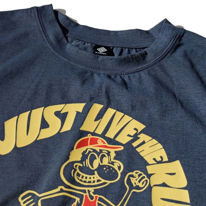 エルドレッソELDORESOランニングウェア半袖TシャツJustLiveTeeE1015015メンズレディースユニセックス25SP春夏