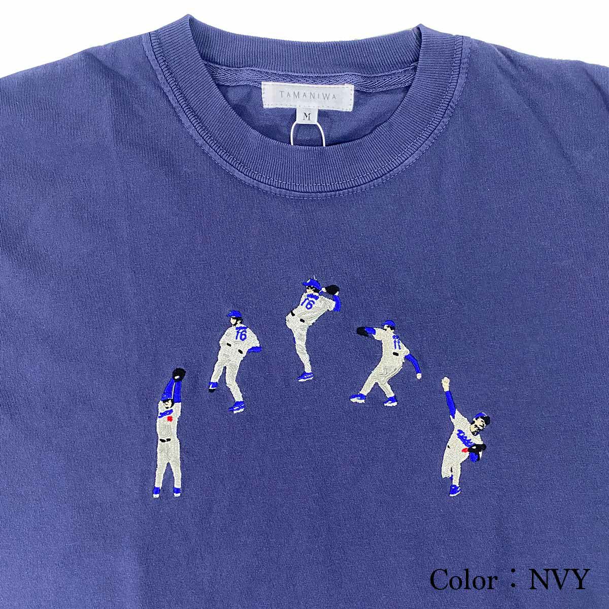 タマニワTAMANIWAベースボール野球ソフトボールウェア半袖TシャツTORNADOS/STEETMNW-204メンズ男性25FA秋冬