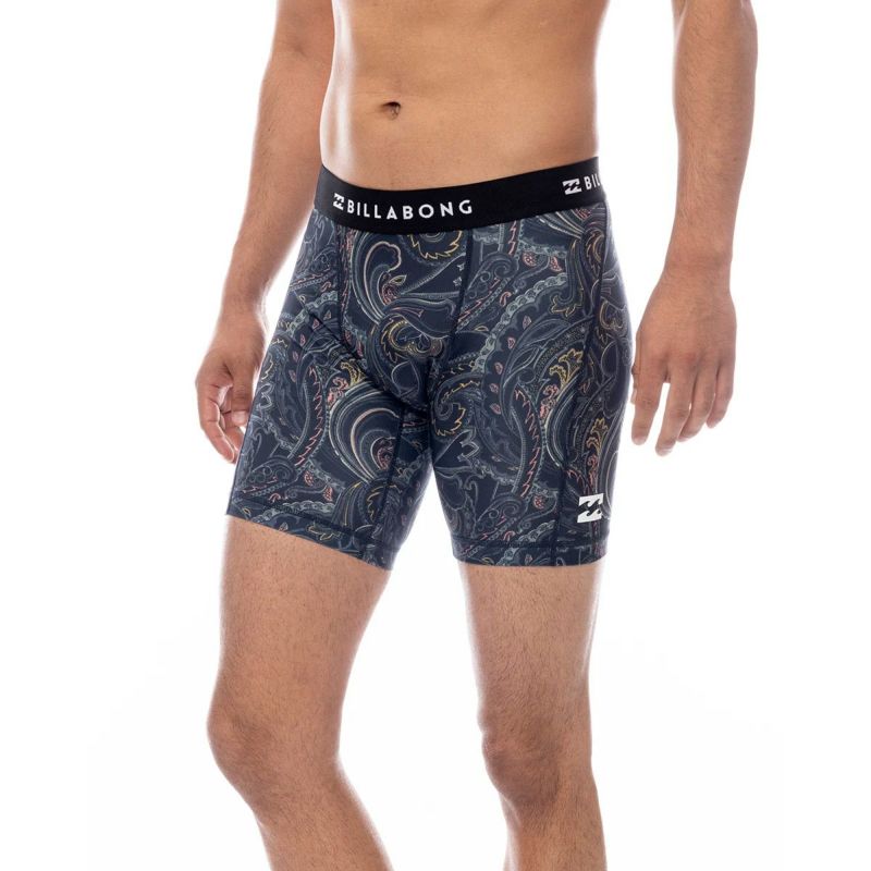 ビラボンBILLABONGサーフィンサーフラッシュガードレギンストレンカAOPRINTUNDERSHORTSラッシュレギンスBF011491メンズ男性25SP春夏