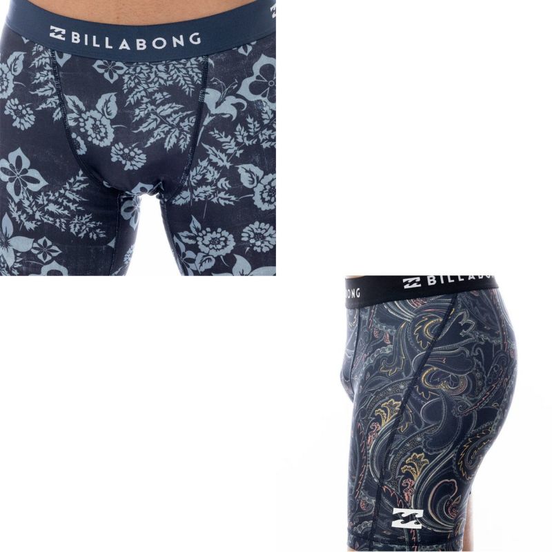 ビラボンBILLABONGサーフィンサーフラッシュガードレギンストレンカAOPRINTUNDERSHORTSラッシュレギンスBF011491メンズ男性25SP春夏
