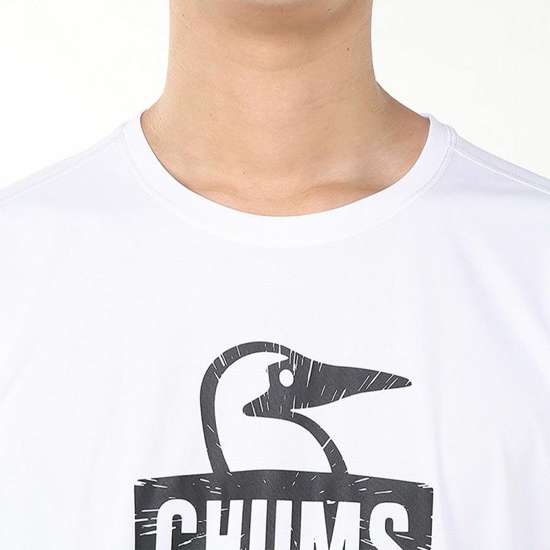 チャムスCHUMSランニングウェア半袖TシャツランニングブービーフェイスTシャツRunningBoobyFaceT-ShirtCH01-2494メンズレディースユニセックス25SP春夏