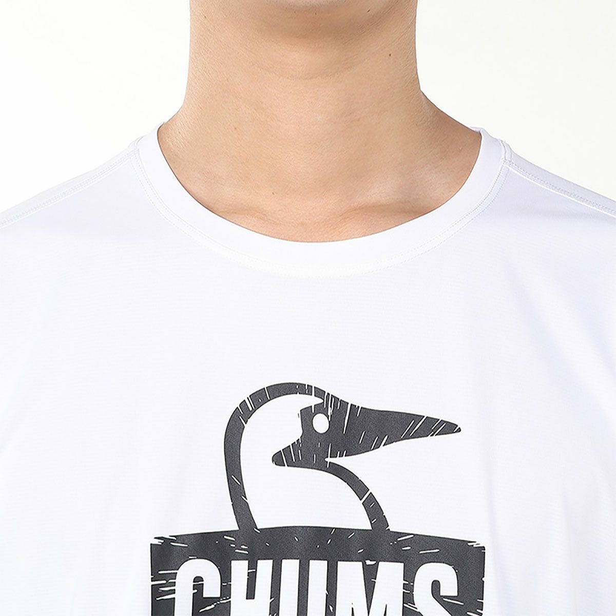 チャムスCHUMSランニングウェア半袖TシャツランニングブービーフェイスTシャツRunningBoobyFaceT-ShirtCH01-2494メンズレディースユニセックス25SP春夏