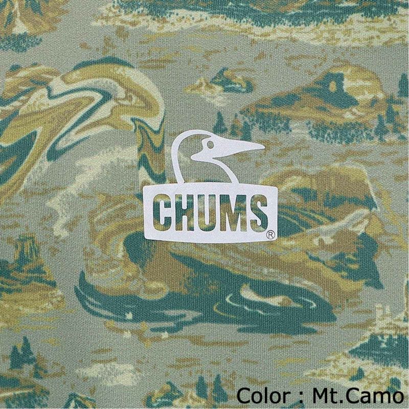 チャムスCHUMSランニングウェアノースリーブタンクトップランオールパターンスリーブレスシャツRUNAllPatternSlvlssShirtCH01-2501メンズレディースユニセックス25SP春夏