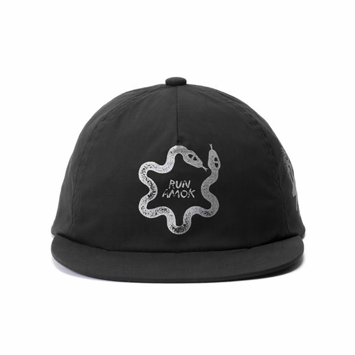 ランアモックRUNAMOKランニング帽子キャップ5PANELRH647-BLKメンズレディースユニセックス25SP春夏
