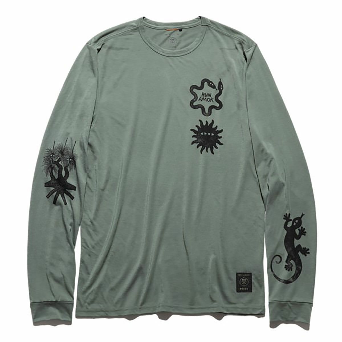 ランアモックRUNAMOKランニングウェア長袖TシャツロンTMATHISLSRK402-FORメンズ男性25SP春夏