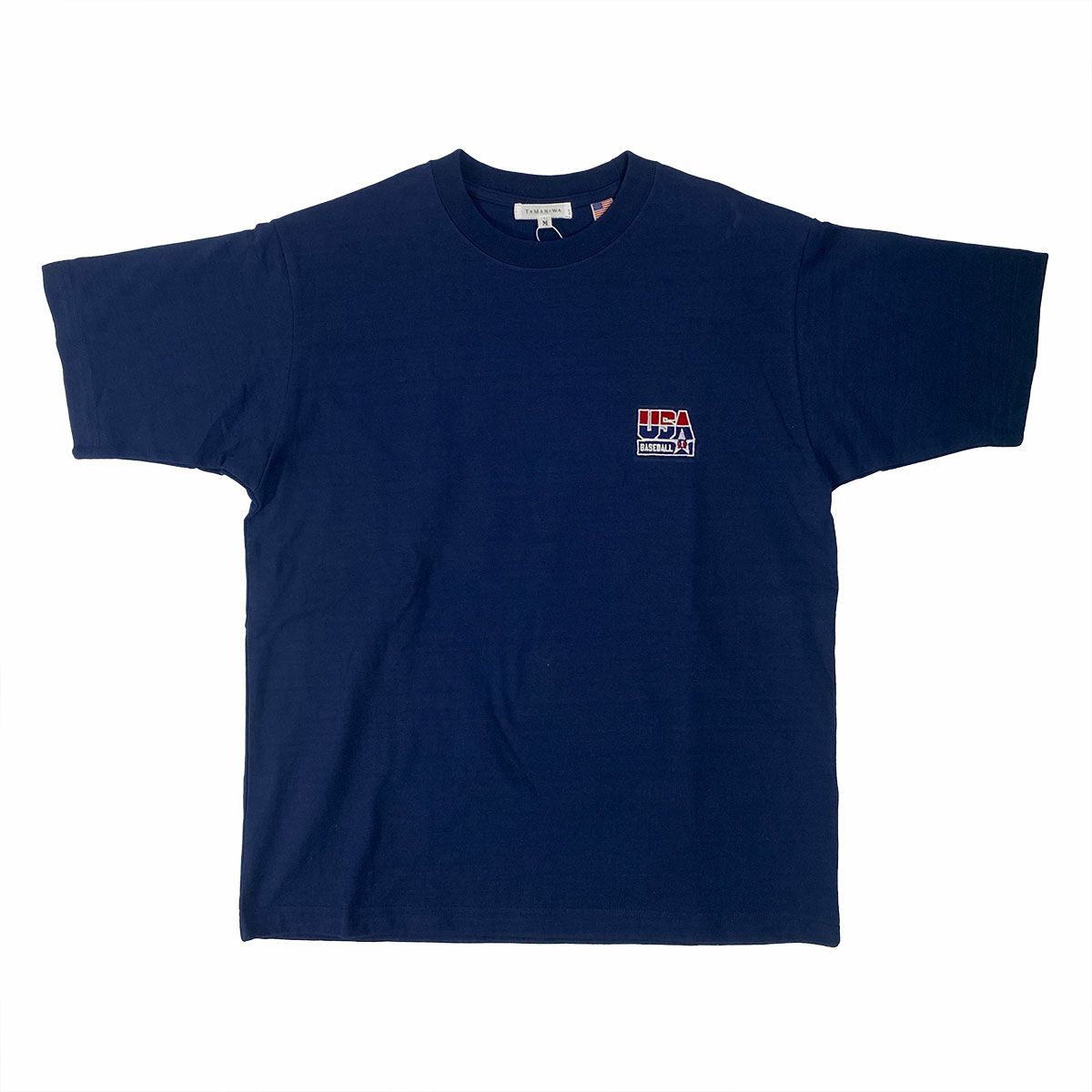 タマニワTAMANIWAベースボール野球ソフトボールウェア半袖TシャツUSABBS/STEETMNW-206メンズ男性25FA秋冬