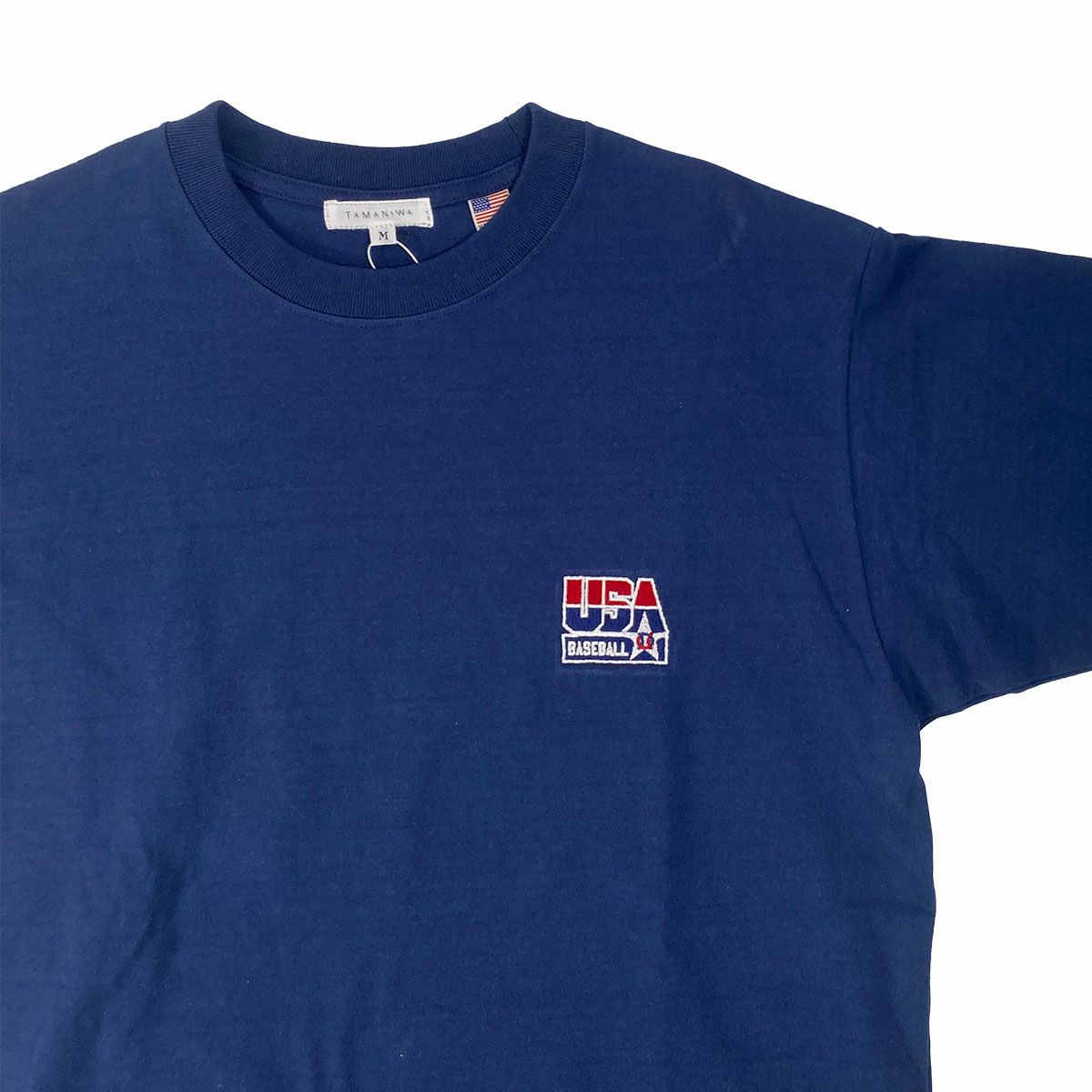 タマニワTAMANIWAベースボール野球ソフトボールウェア半袖TシャツUSABBS/STEETMNW-206メンズ男性25FA秋冬