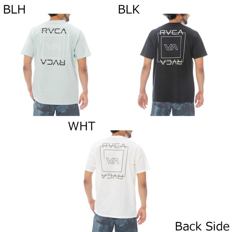 ルーカRVCAサーフィンサーフウェア半袖TシャツILLESCAPESQUARESFSTサーフTシャツBF041870メンズ男性25SP春夏