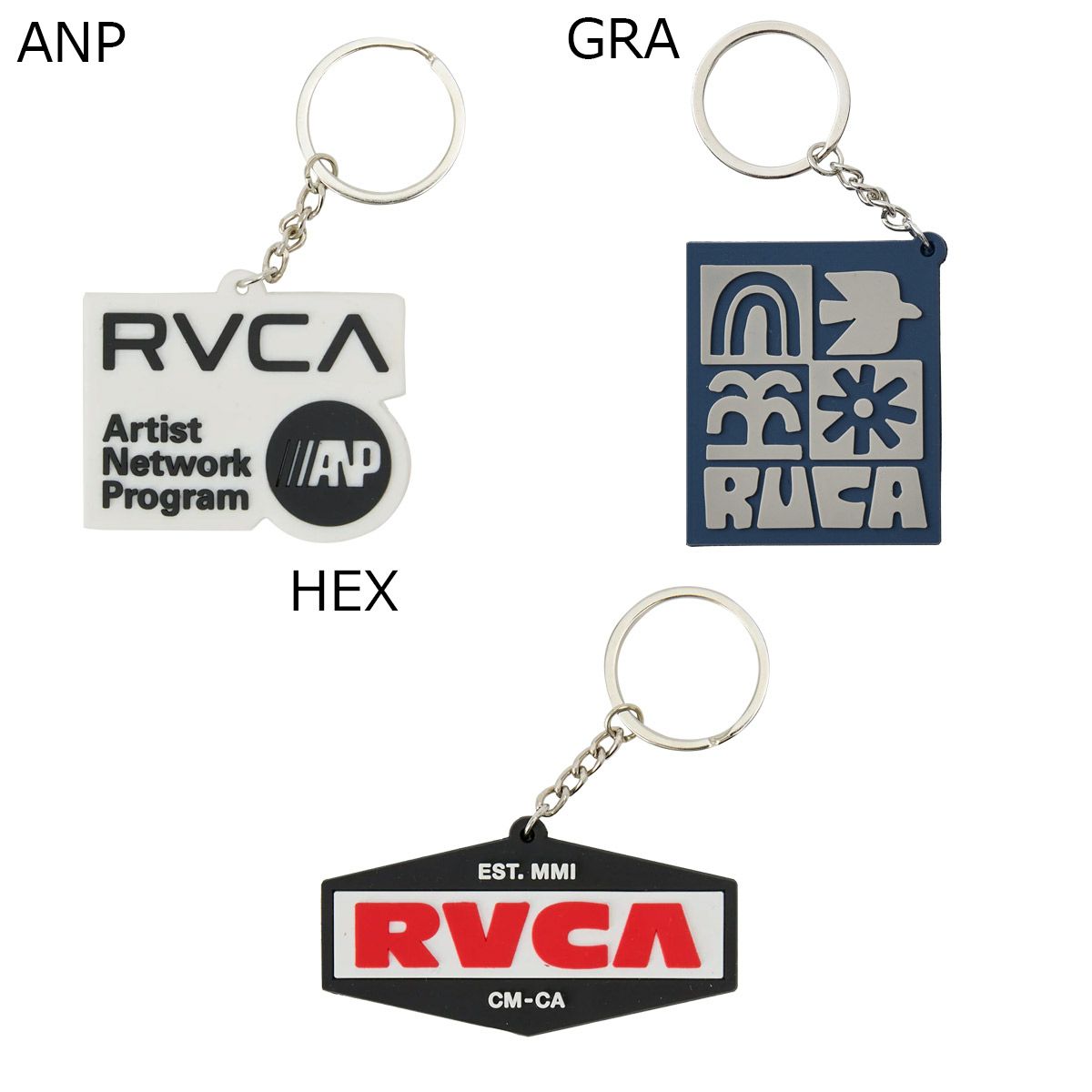 ルーカRVCAサーフィンサーフアクセサリーRUBBERKEYRINGキーリングBF041962メンズレディースユニセックス25SP春夏