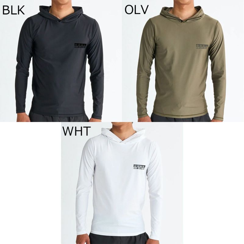クイックシルバーQUIKSILVERサーフィンサーフラッシュガードUVカット長袖フーディOMNIBOXHOODIEラッシュガードQLY251006メンズ男性25SP春夏
