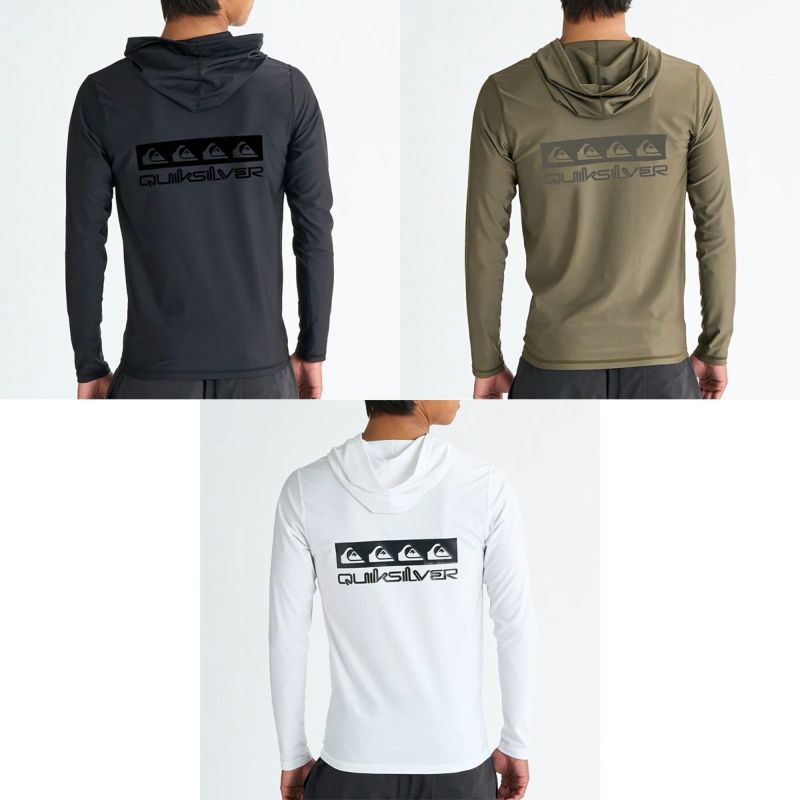 クイックシルバーQUIKSILVERサーフィンサーフラッシュガードUVカット長袖フーディOMNIBOXHOODIEラッシュガードQLY251006メンズ男性25SP春夏