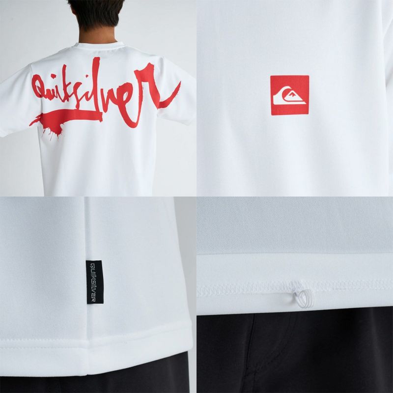 クイックシルバーQUIKSILVERサーフィンサーフウェア半袖TシャツIMPAIREDLOGOSSTシャツラッシュガードQLY251019メンズ男性25SP春夏