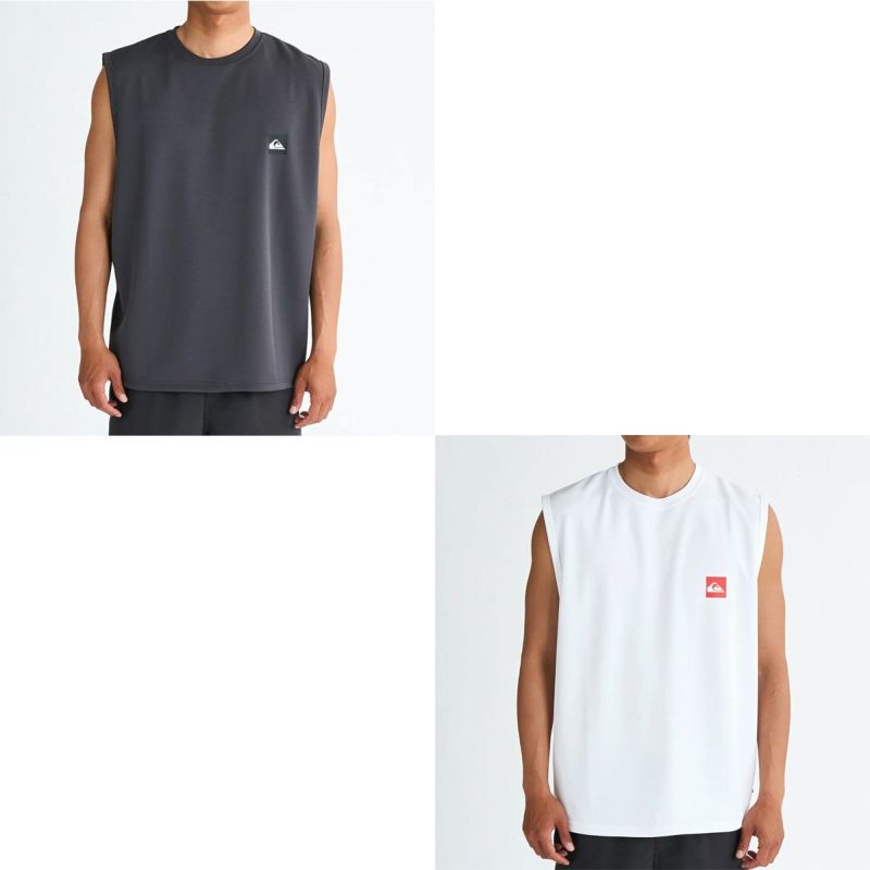 クイックシルバーQUIKSILVERサーフィンサーフウェアノースリーブタンクトップIMPAIREDLOGOSLYTシャツラッシュガードノースリーブタンクトップQLY251021メンズ男性25SP春夏