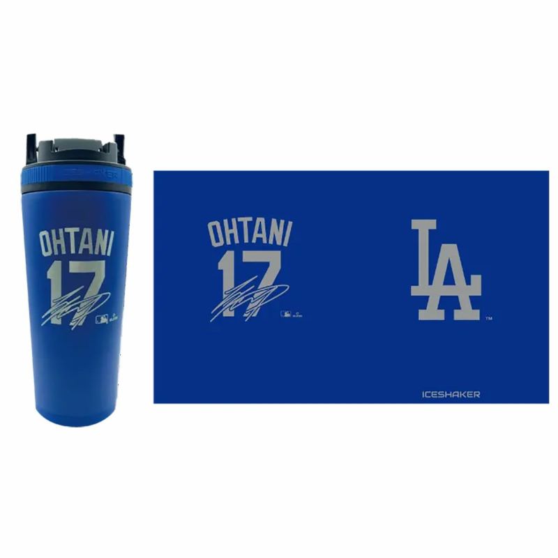 アイスシェイカーICESHAKERジムフィットネスヨガアクセサリー真空ステンレスシェーカーボトル大谷選手サイン＆背番号ICE004メンズレディースユニセックス25SP春夏