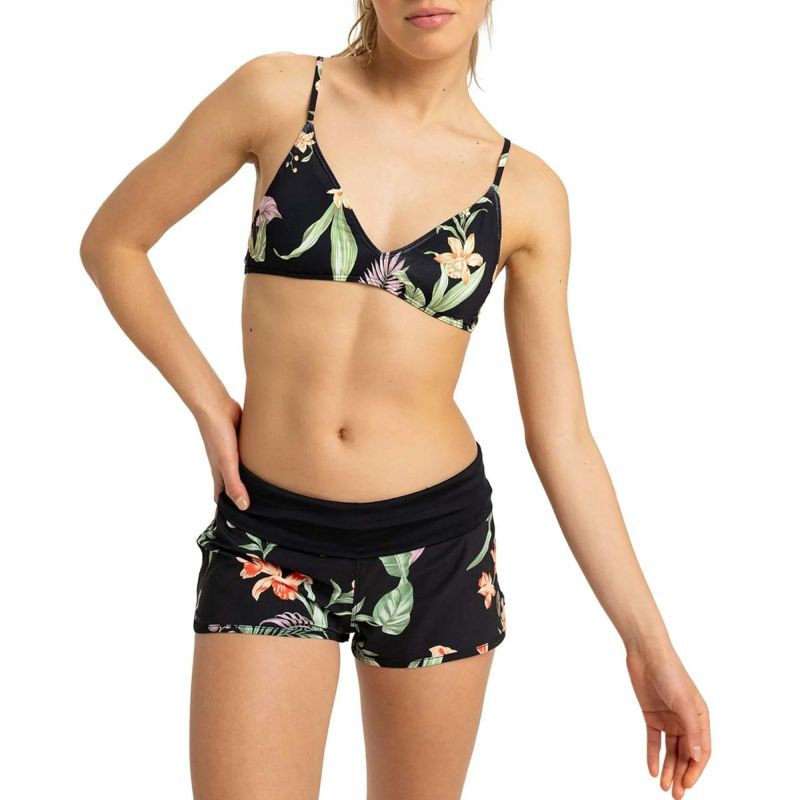 ロキシーROXYサーフィンサーフ水着ボードショーツトランクス海パンENDLESSSUMMERPRINTEDBSボードショーツBLACKボタニカル柄水着ボトムスGRJBS03064レディース女性25SP春夏