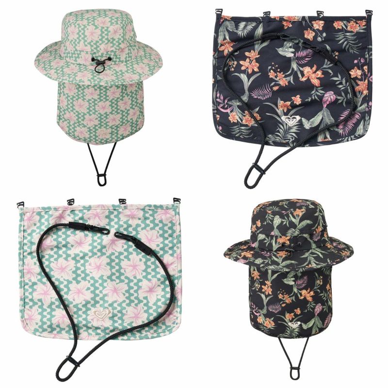 ロキシーROXYサーフィンサーフ帽子ハットWRUVWATERBEACHHATPRTハットRSA251711レディース女性25SP春夏
