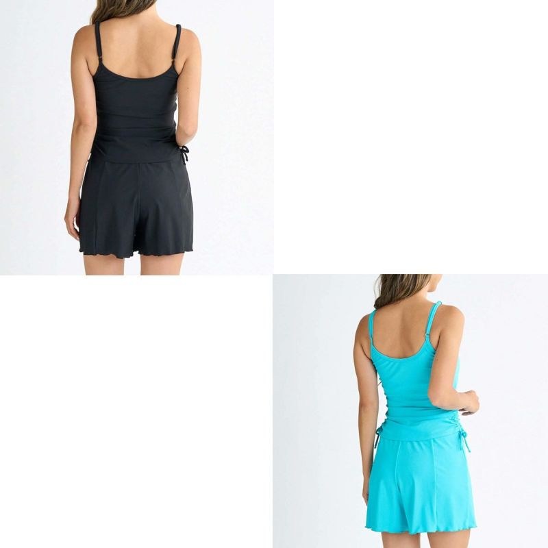 ロキシーROXYサーフィンサーフ水着RIBEIRABRAVABEACHタンキニ3点セットRSW251008レディース女性25SP春夏