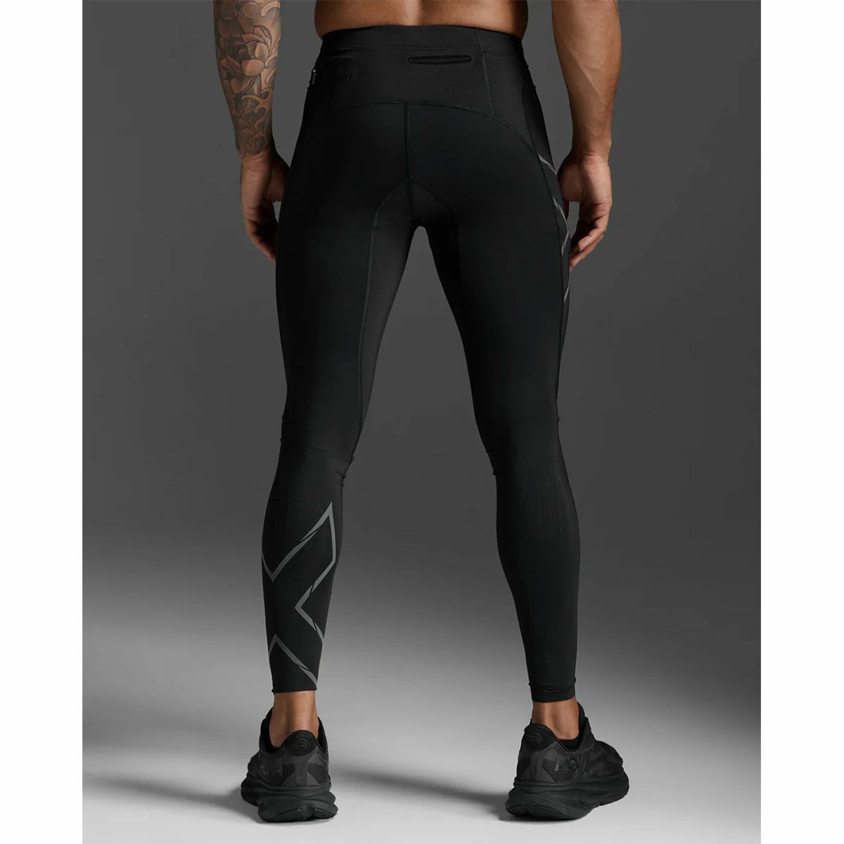 2XUツータイムズユーランニングウェアボトムスインナーアンダーパンツショーツMCSランコンプレッションタイツMA5305B-BLKBRFメンズ男性25SP春夏