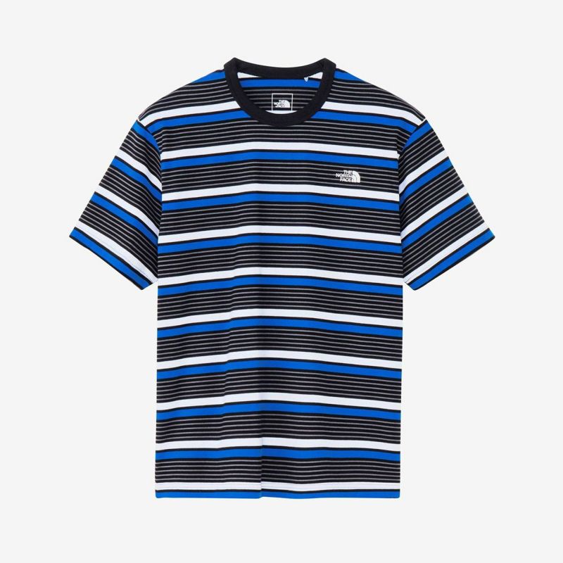 ザ・ノース・フェイスTHENORTHFACEアウトドアカジュアルウェア半袖TシャツショートスリーブマルチボーダーティーS/SMULTIBORDERTEENT32455-KHメンズ男性25SS春夏