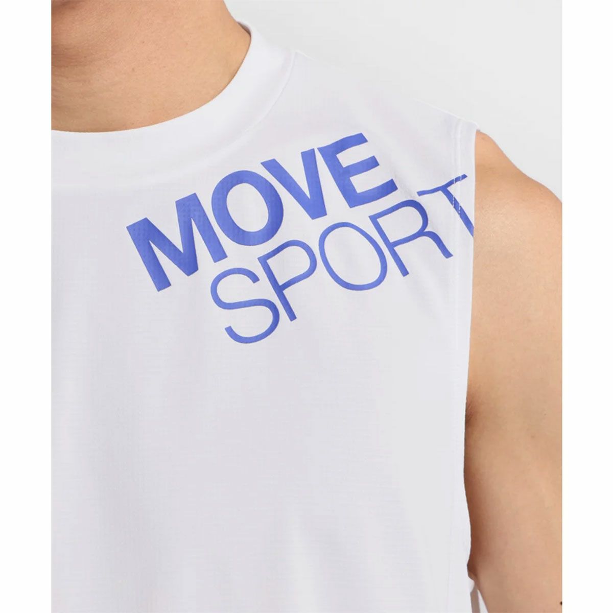 デサントDESCENTEジムフィットネスヨガウェアノースリーブタンクトップSUNSCREENTAIKYUソフトハイゲージスリーブレスシャツST5SHT07Mメンズ男性25SP春夏