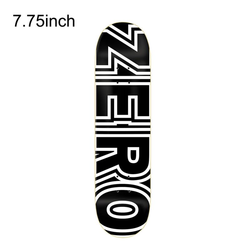 ゼロZEROスケボースケートボードデッキ板ボールドクラシックブラックBOLDCLASSICBLACK037.75D6146