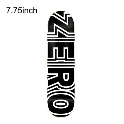 ゼロZEROスケボースケートボードデッキ板ボールドクラシックブラックBOLDCLASSICBLACK037.75D6146